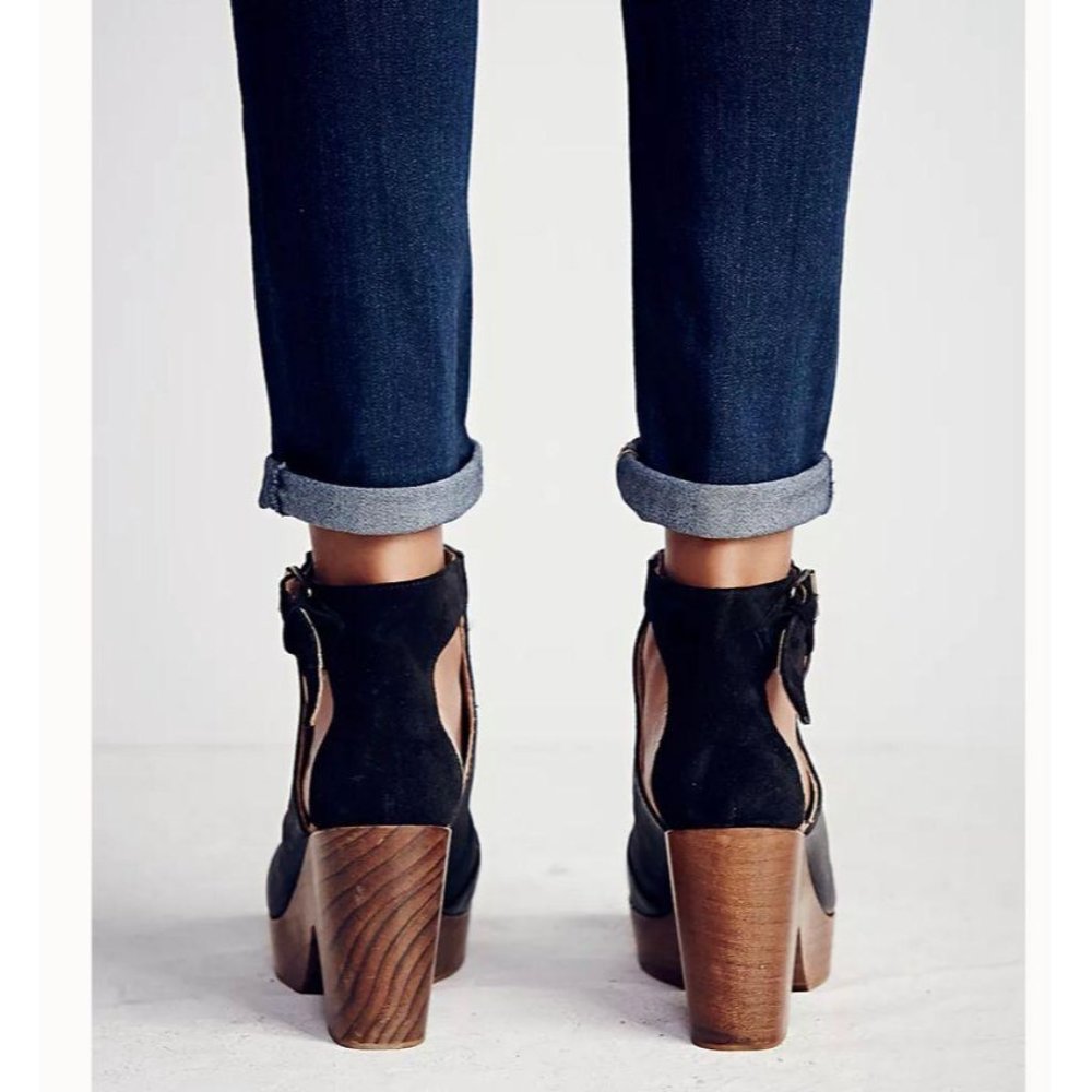 Free People Amber Orchard Clogs Black 39 - Picture 4 of 12